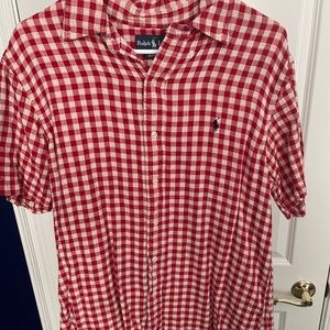 POLO shirt sleeve button down very good condition